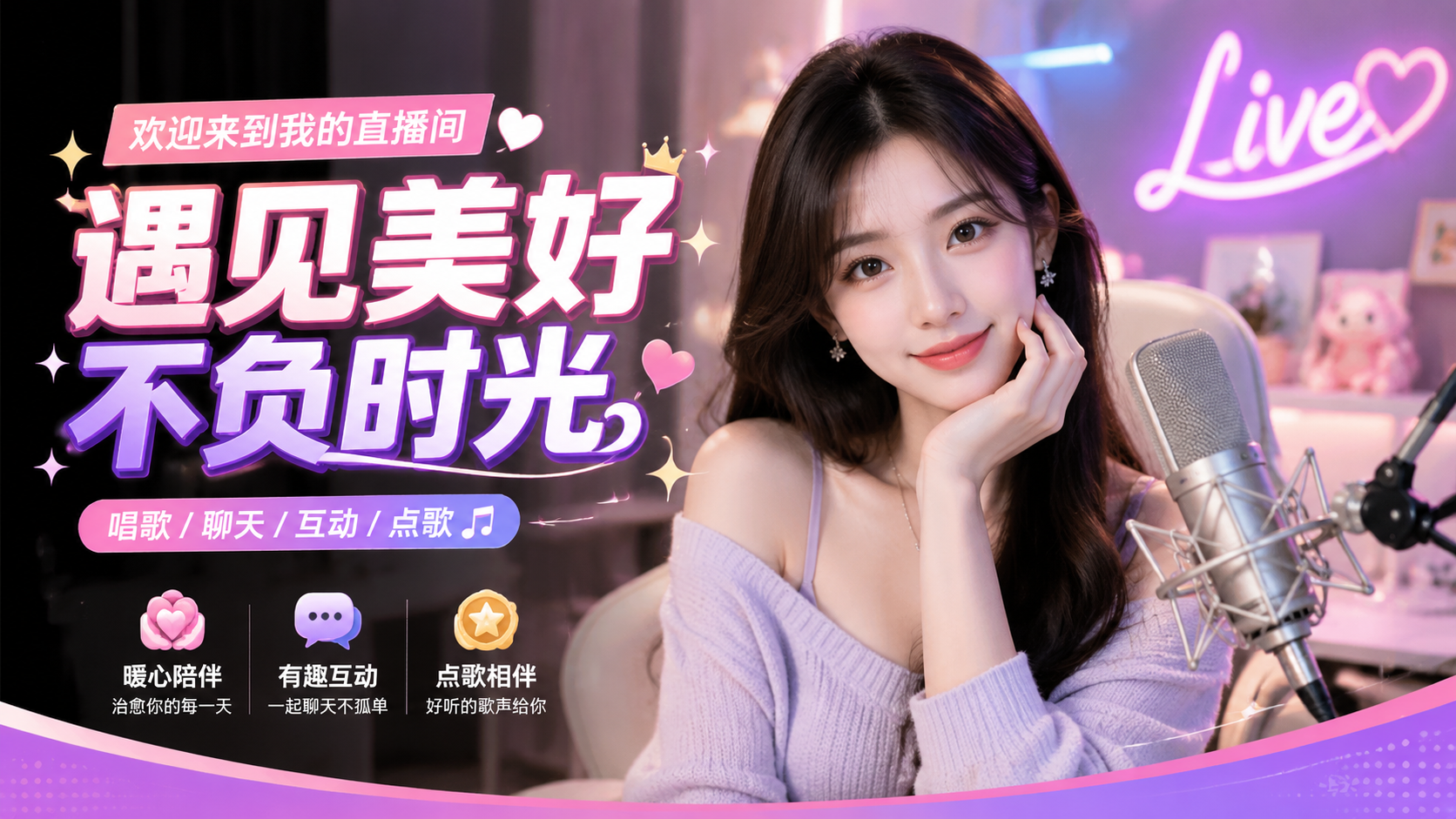 气质陪伴 深夜互动